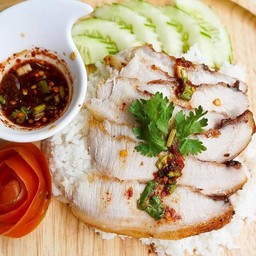ข้าวคอหมูย่าง