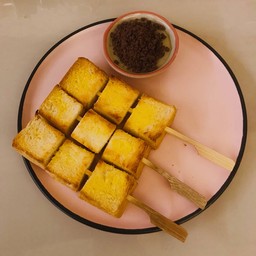 ปังปิ้ง นมข้น+โอวัลติน