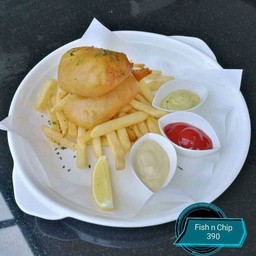 Fish and Chips Sea Bass