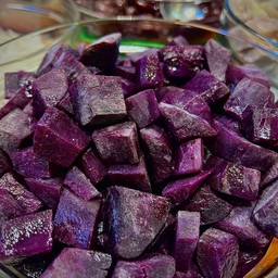 มันม่วง ทับทิม ข้าวโพด แปะก๊วย นมสด