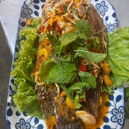 ปลากระพงลุยสวน 1ตัว