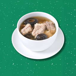 ซุปซี่โครงหมูตุ๋นเห็ดหอม