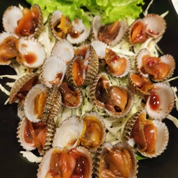 หอยแครงลวก