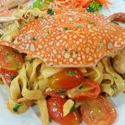 Pasta fresca con granchio