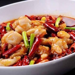 点水煮牛哇送西红柿炒蛋 สั่งอึ่งอ่างต้มแล้วได้ มะเขือเทศผัดไข่