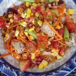 แซ่บคัก  ยำนัวร์🥗🌶 ตะวันกาแฟนมสด