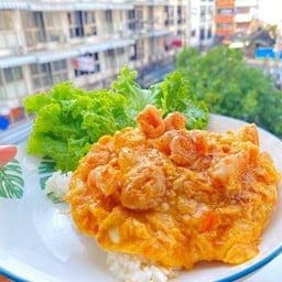 ข้าวไข่ข้นกุ้งเด้ง (ใช้เวลาทำ 15 นาที)