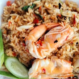 ข้าวกะเพราคลุกทะเล