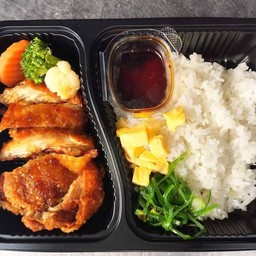 ข้าวปลาซาบะ ไก่เทอริยากิ นิค&อาม นิค&อาม สาขา2