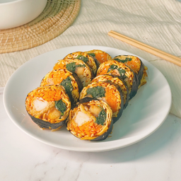 คิมบับไข่สไปซี่ไก่ทอด