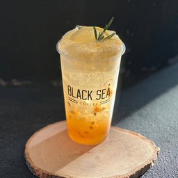 Passion fruit ice soda