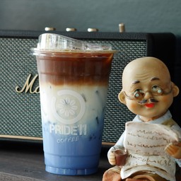 อัญชันลาเต้-Anchan latte ( 20 oz.)