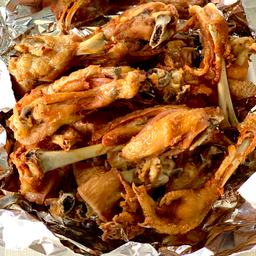 ไก่ต้มน้ำปลาทอด ครึ่งตัว
