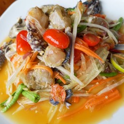 ตำปูไข่ดอง