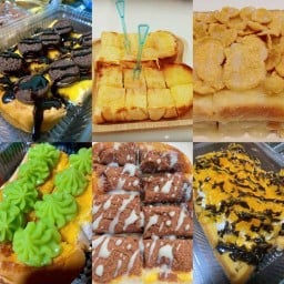 ครัวคาเฟอีน-เครื่องดื่ม ปังปิ้ง กระเพราพริกแห้ง