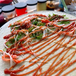 เครป ปูอัด ยำสาหร่าย