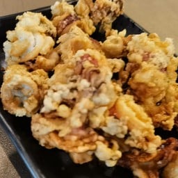 หมึกไข่ทอดกระเทียม