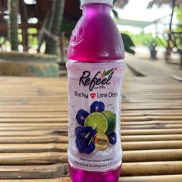 น้ำอัญชันผสมมะนาว