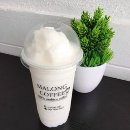 มะพร้าวปั่นนมสด