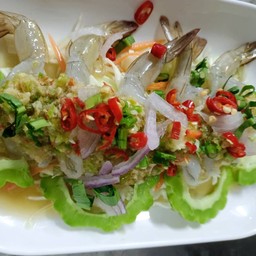 กุ้งแช่น้ำปลา