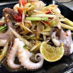 ตำหมึกสาย