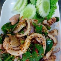 ลาบปลาหมึก