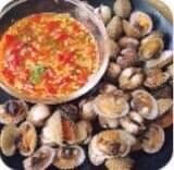 หอยแครงลวก