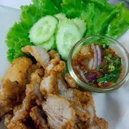 คอหมูทอด