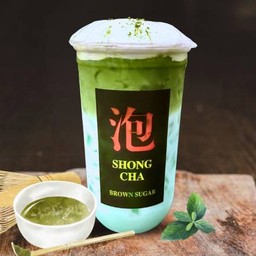 ชาเขียวมัทฉะมิ้นท์ลาเต้