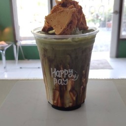 Brown sugar matcha latte (บราวน์ชูก้า มัทฉะ ลาเต้)