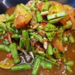 ตำถั่วไข่ต้มปลาร้า