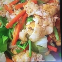 วุ้นเส้นผัดไข่ไก่