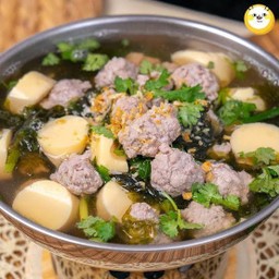 ต้มจืดเต้าหู้หมูสับสาหร่าย