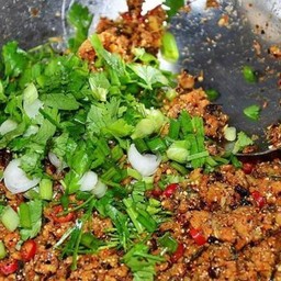 ลาบเนื้อมะนาว