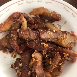 เนื้อแดดเดียวทอด