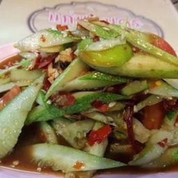 ตำเเตงปูปลาร้า