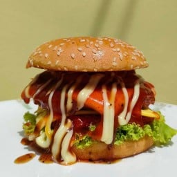 เบอร์เกอร์โรตีจอห์นฮาลาล (ABUjonh&burg)