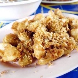 ไส้ตันทอดกระเทียม