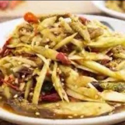 ตำมะม่วงกุ้งสดปลาร้า