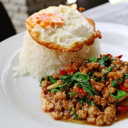 ข้าวกระเพราหมูสับ