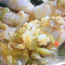 สุกี้แห้งปลาหมึก