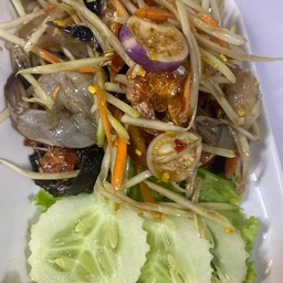 ตำกุ้งสด