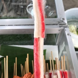 ปลาหมึกย่างปากแดง