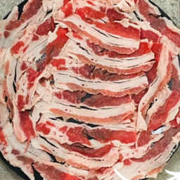 เนื้อท้องUSจานใหญ่