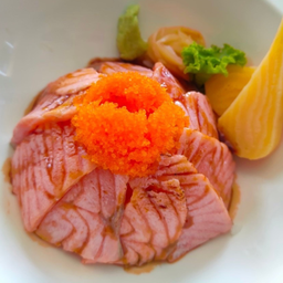 ข้าวหน้าแซลมอลเบิร์น