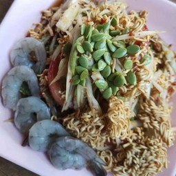 ตำมาม่ากรอบกุ้งสด