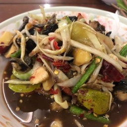 ตำปูปลาร้าหอยเชอร์รี่