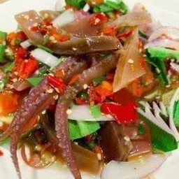 ยำหมึกกรอบ