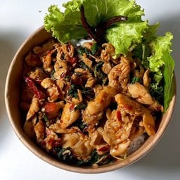 ข้าวกะเพราไก่รสเด็ด