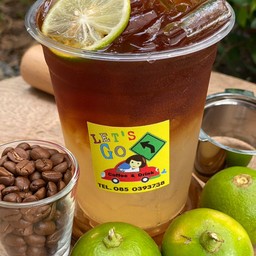 อเมริกาโน่ น้ำผึ้งมะนาวสด Let's go 16 Oz